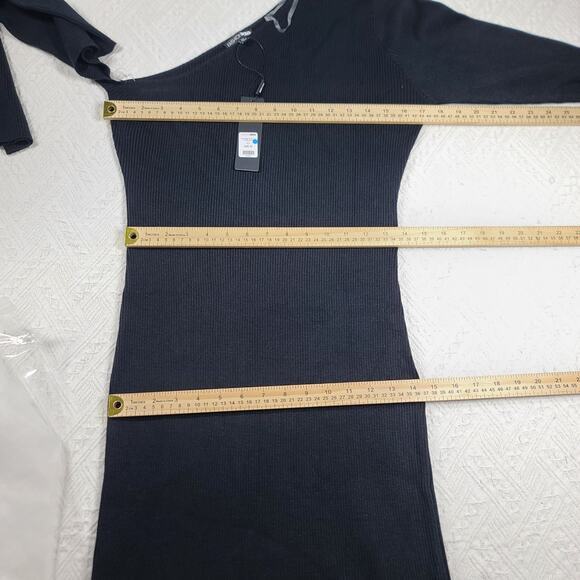 Fashion nova She's ready to go midi sweater black dress Size 3X party bodycon - Picture 9 of 16